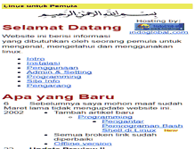Tablet Screenshot of pemula.linux.or.id