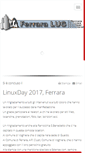 Mobile Screenshot of linuxday.ferrara.linux.it