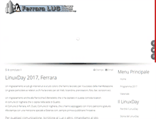Tablet Screenshot of linuxday.ferrara.linux.it