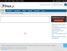 Tablet Screenshot of linux.pl