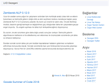 Tablet Screenshot of gezegen.linux.org.tr