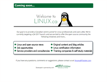 Tablet Screenshot of linux.ca