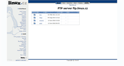 Desktop Screenshot of ftp.linux.cz