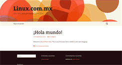 Desktop Screenshot of linux.com.mx