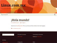 Tablet Screenshot of linux.com.mx