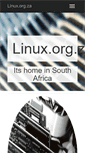 Mobile Screenshot of linux.org.za