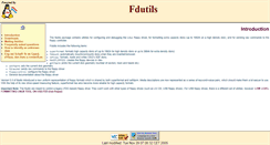 Desktop Screenshot of fdutils.linux.lu