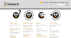 Desktop Screenshot of linux.it