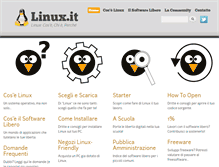 Tablet Screenshot of linux.it