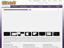 Tablet Screenshot of linux.co.uk