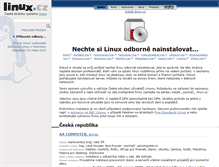 Tablet Screenshot of install.linux.cz