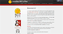Desktop Screenshot of linuxday2011.gulp.linux.it