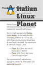 Mobile Screenshot of planet.linux.it
