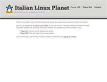 Tablet Screenshot of planet.linux.it