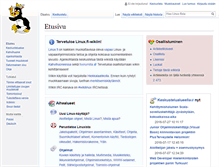 Tablet Screenshot of linux.fi