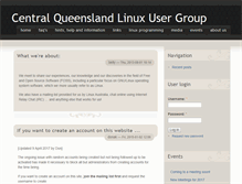 Tablet Screenshot of cqlug.linux.org.au