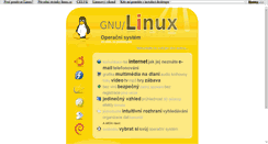 Desktop Screenshot of linux.cz