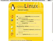 Tablet Screenshot of linux.cz